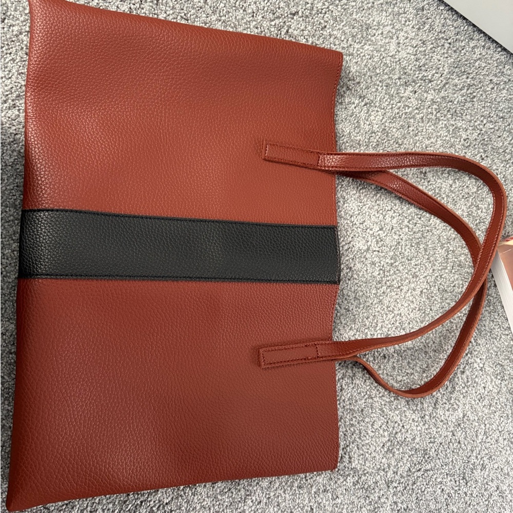 Elegant Brown and Black Women's Tote Bag